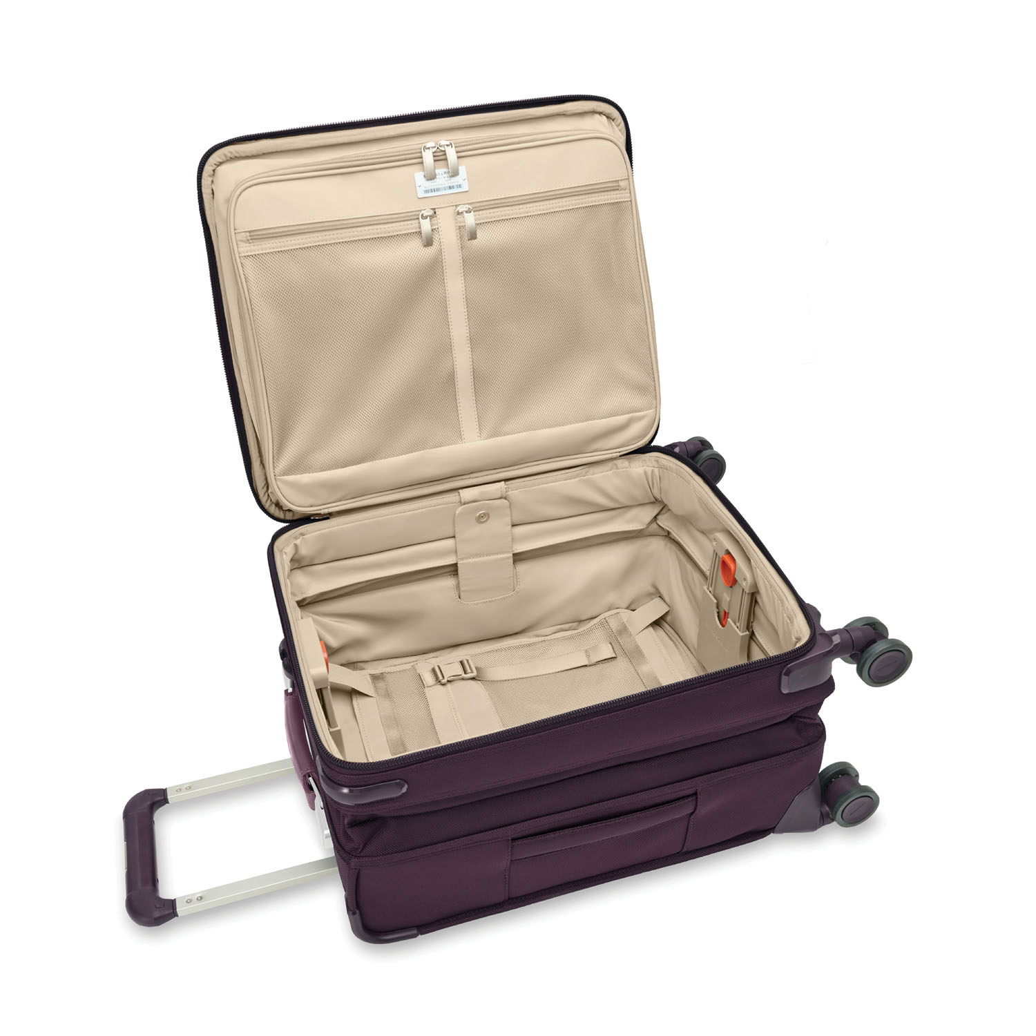 Briggs & Riley Baseline Global Carry-on Spinner 21" Exp Plum Briggs & Riley Baseline Global Carry-on Spinner 21" Exp Plum