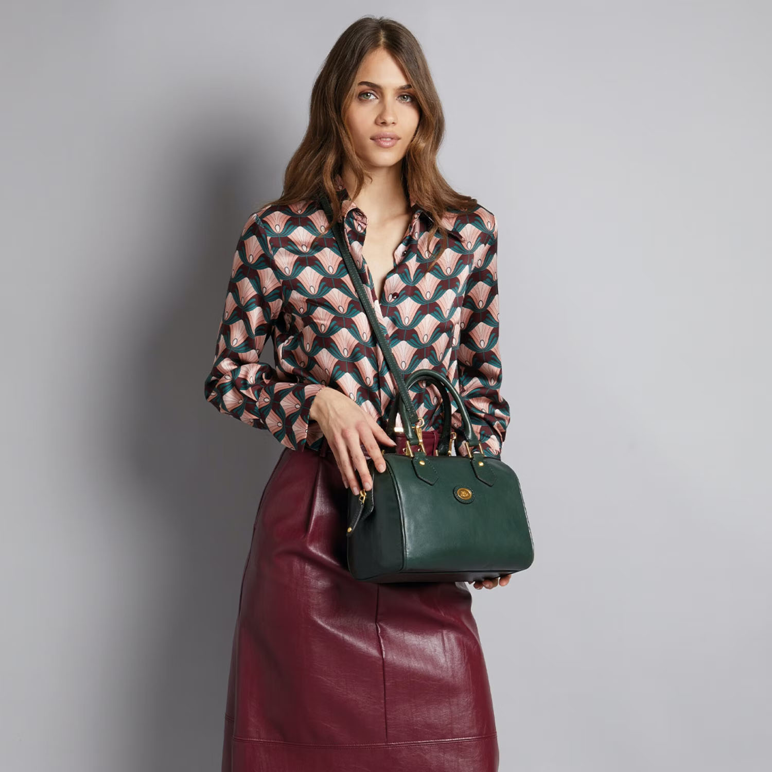 The Bridge Story Donna Damentasche 25 cm Cerule/Gold The Bridge Story Donna Damentasche 25 cm Cerule/Gold