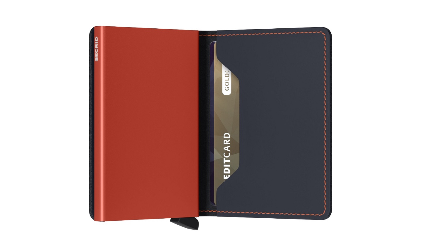 Secrid Slimwallet Matte SM-Night Blue & Orange