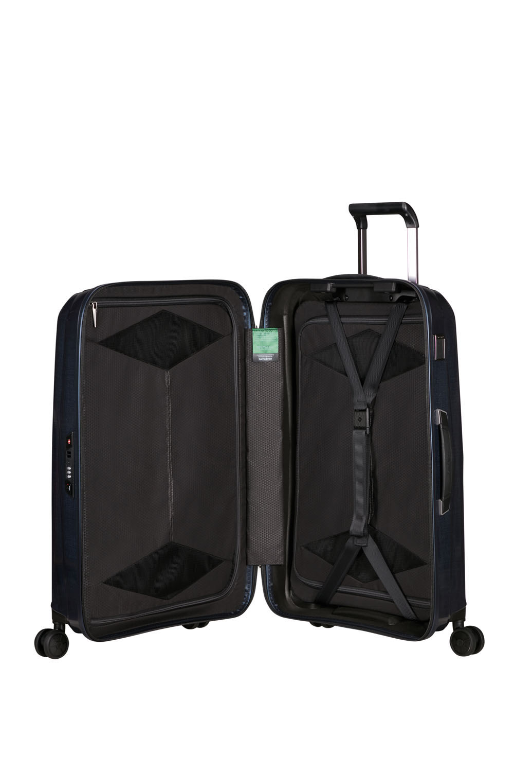 Samsonite Major-Lite Trolley mit 4 Rollen 69cm + GRATIS HOTELGUTSCHEIN Midnight Blue