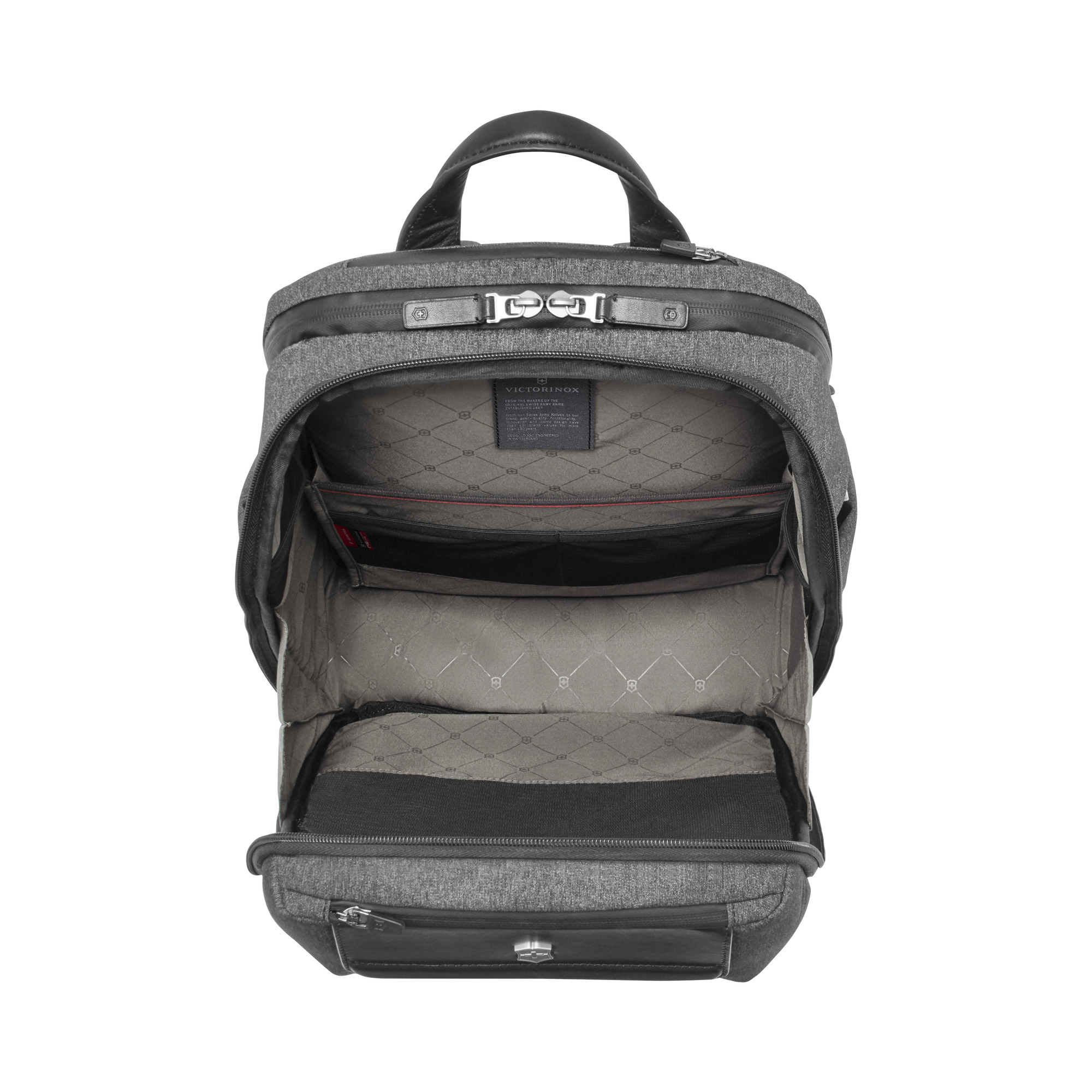 Victorinox Architecture Urban2 Deluxe Backpack Melange Grey / Black Victorinox Architecture Urban2 Deluxe Backpack Melange Grey / Black