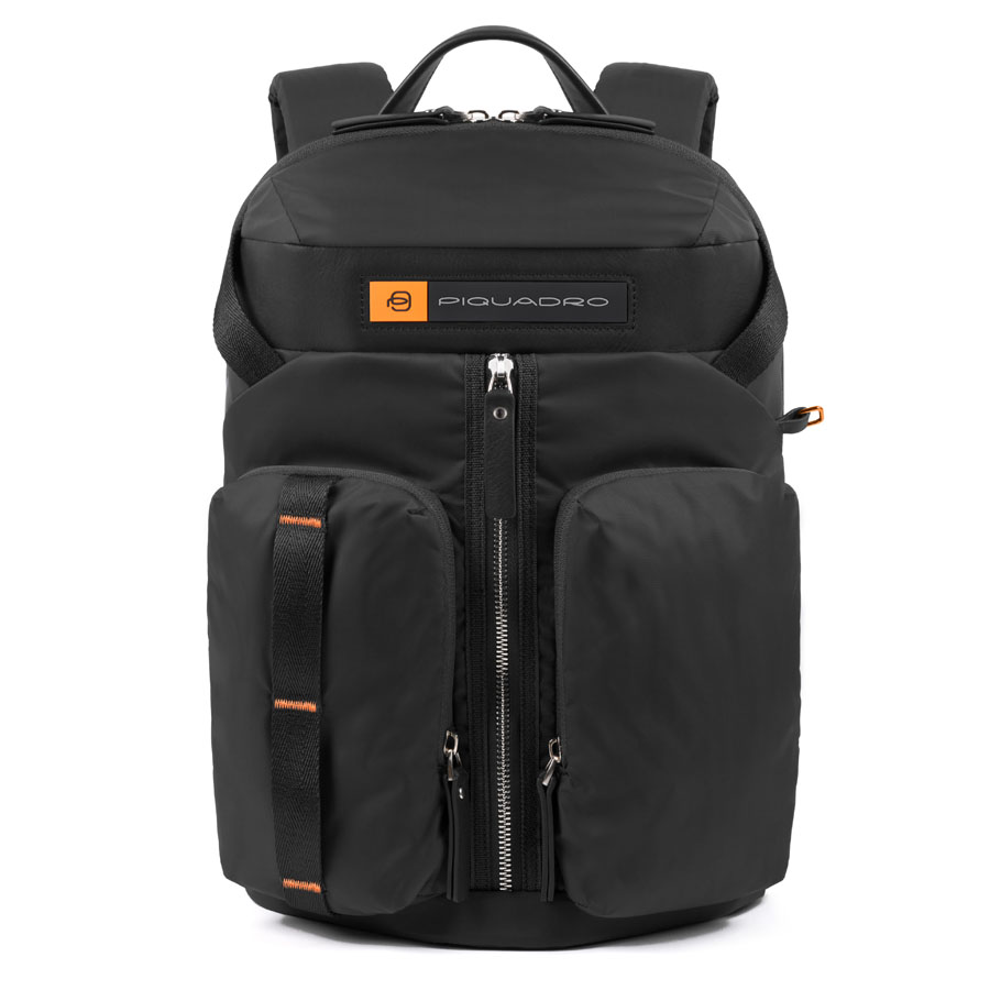 Piquadro PQ-Bios Laptoprucksack 14", mit zwei Fronttaschen