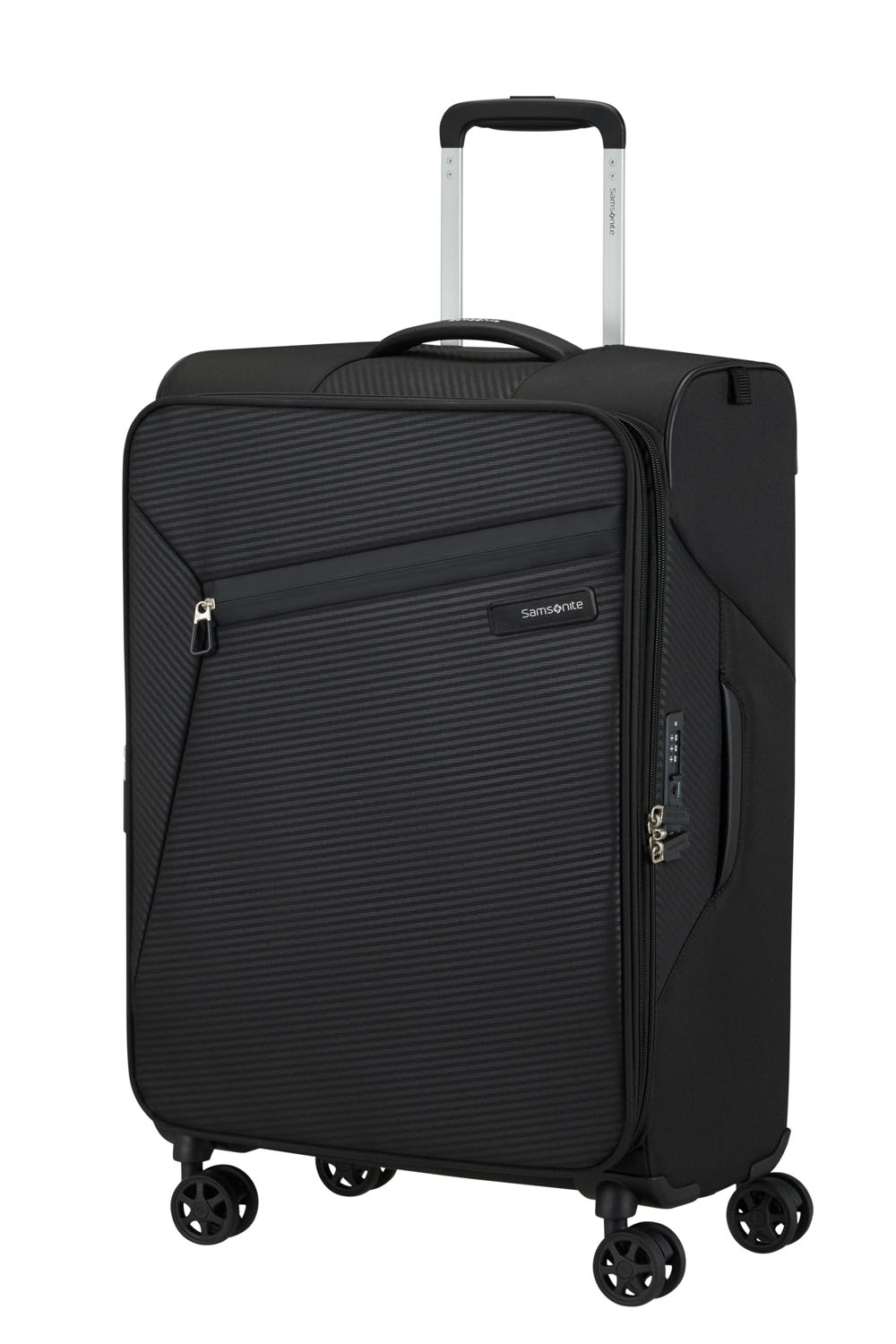 Samsonite Litebeam Trolley 66cm mit 4 Rollen, erweiterbar Schwarz