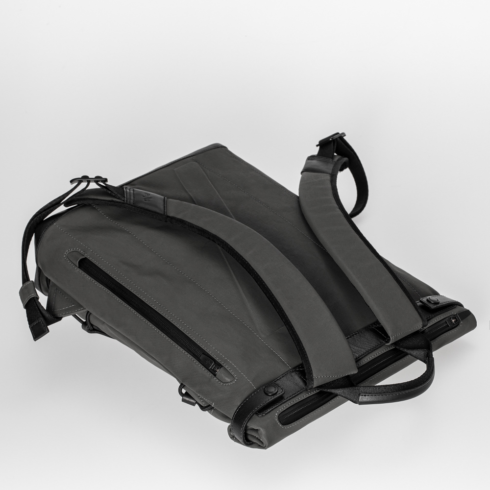 aunts & uncles Japan Yokohama Rolltop Rucksack mit 13" Notebookfach volcanic ash aunts & uncles Japan Yokohama Rolltop Rucksack mit 13" Notebookfach volcanic ash