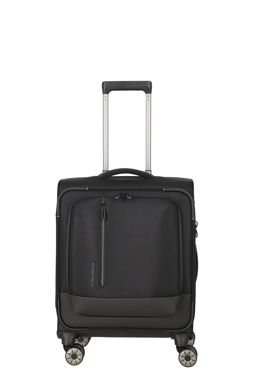 Travelite Crosslite Trolley S 4-Rollen Schwarz