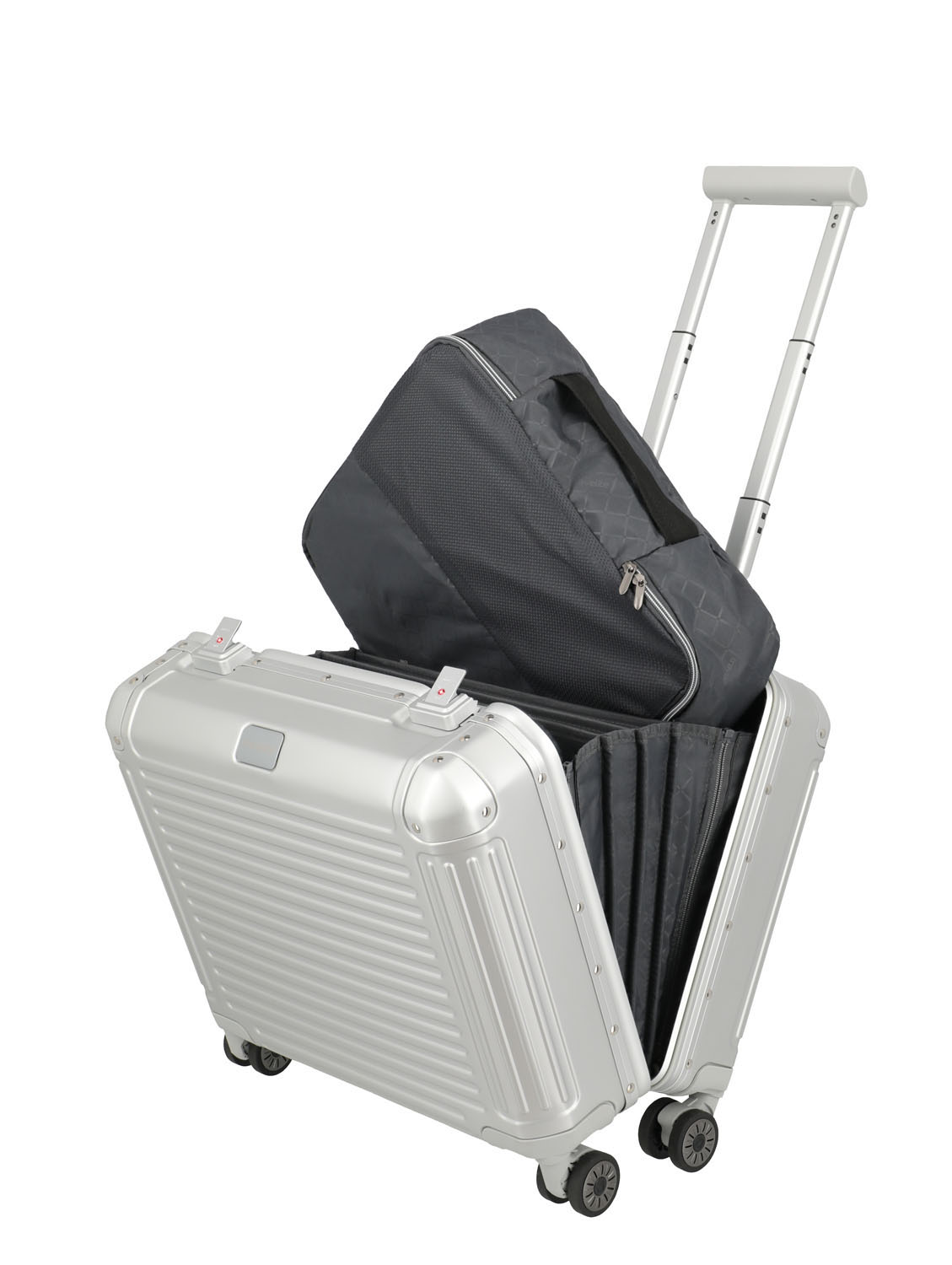 Travelite Next Businesswheeler 4-Rollen Silber