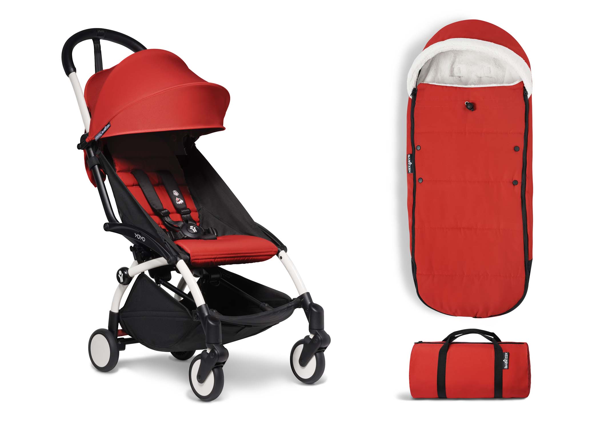 Babyzen Yoyo Accessoires Fußsack rot Babyzen Yoyo Accessoires Fußsack rot