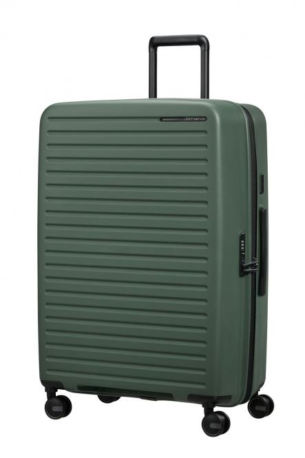 Samsonite Restackd Trolley mit 4 Rollen erweiterbar 75cm + GRATIS HOTELGUTSCHEIN Sage
