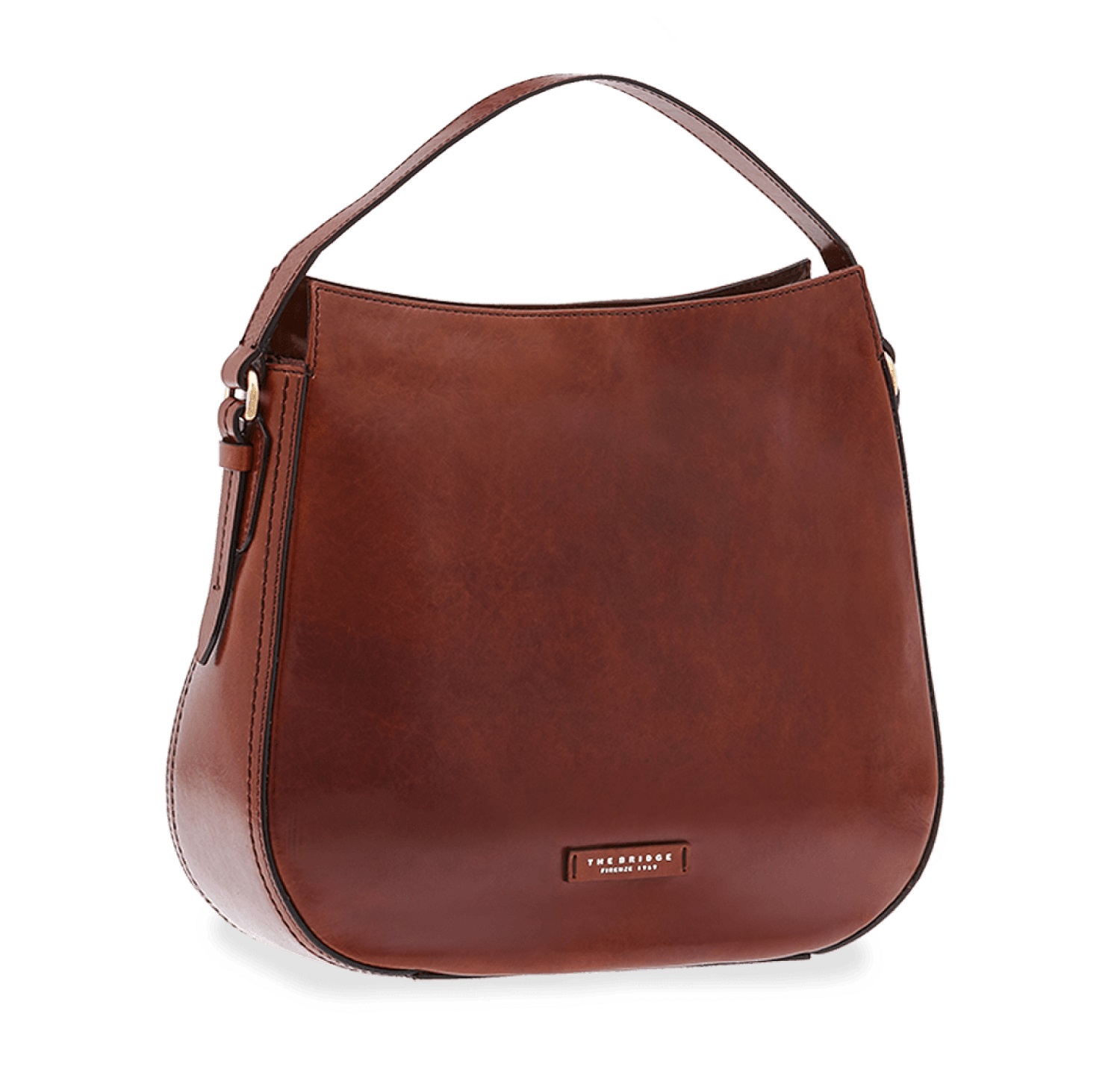 The Bridge Florentin Damentasche Braun/Gold