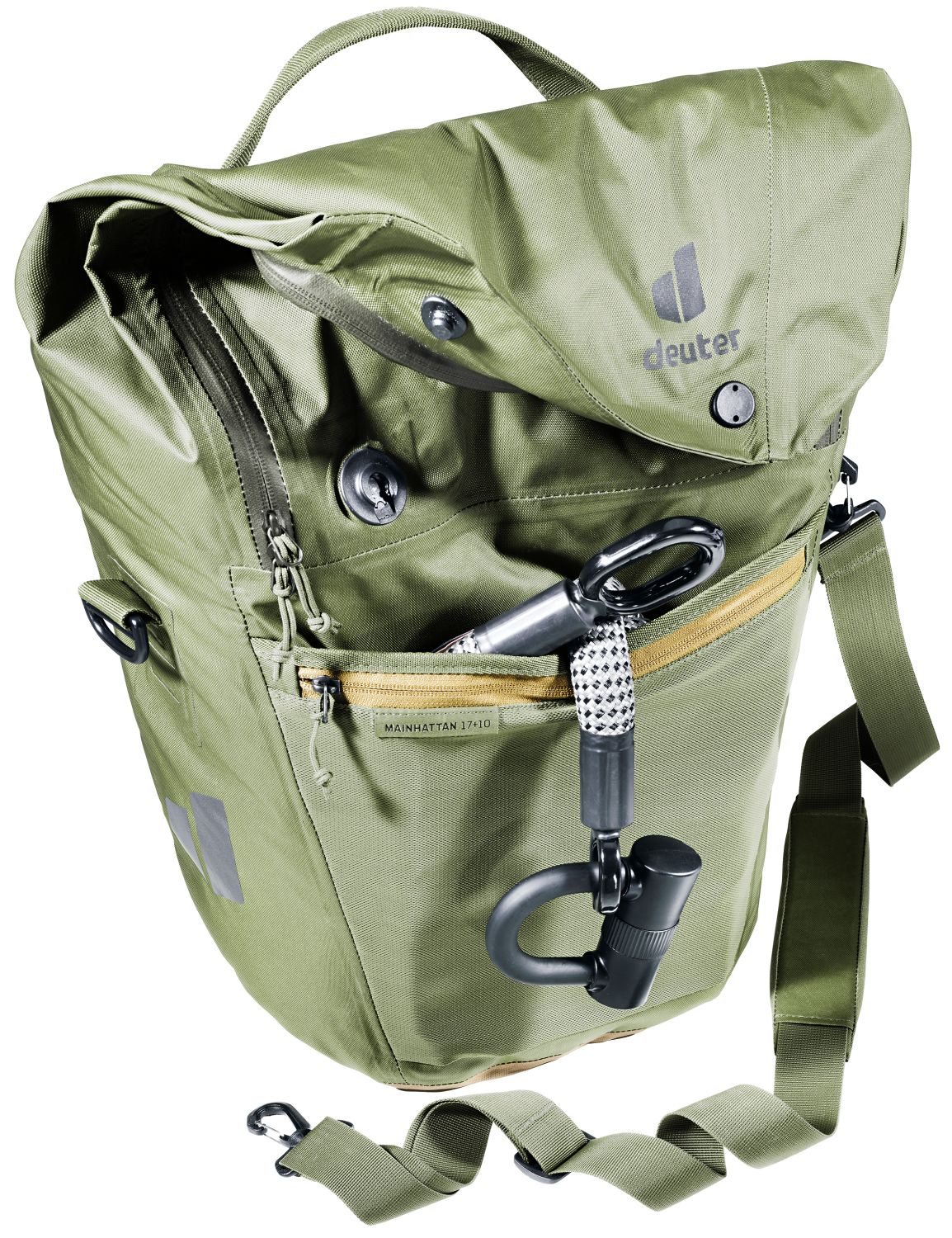 Deuter Mainhattan 17+10 Fahrradtasche khaki-clay