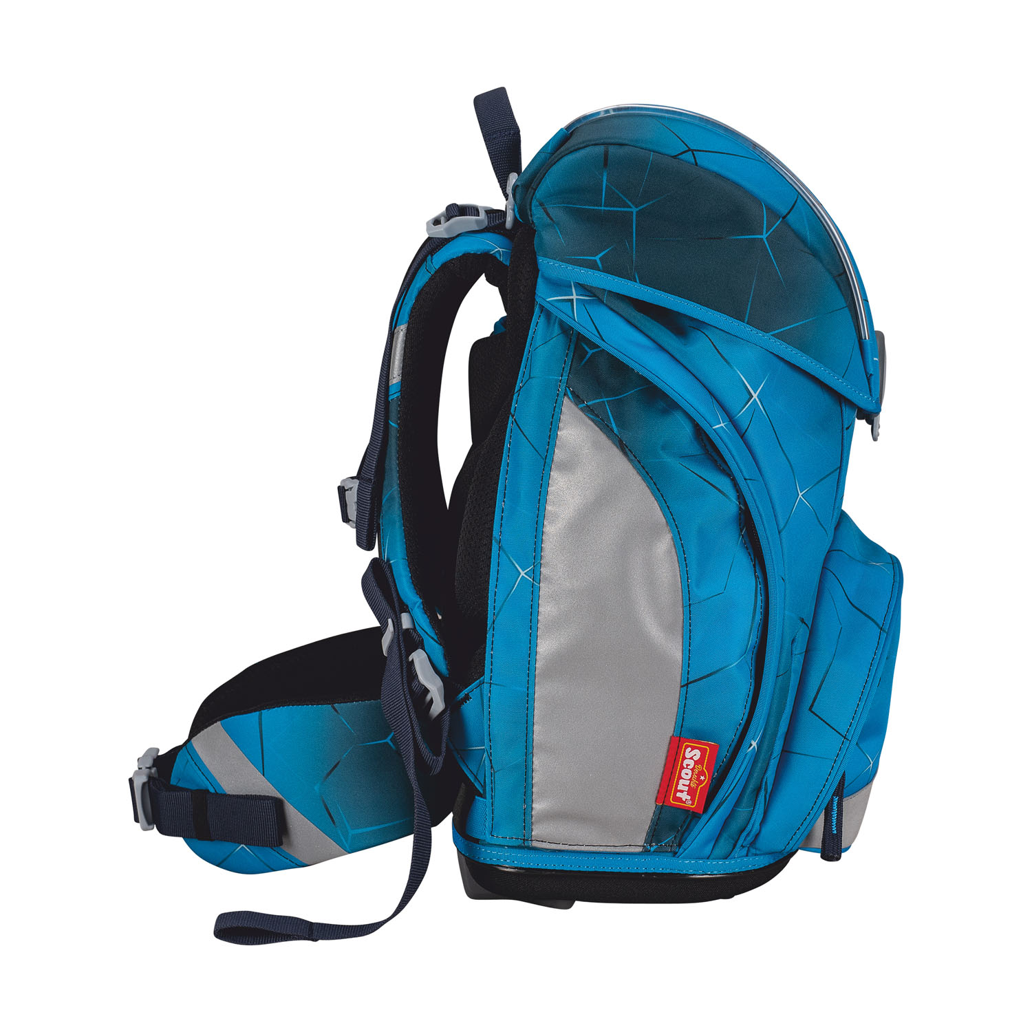 Scout Alpha Exklusiv Safety Light Schulranzen-Set 5-teilig Polar Blue Scout Alpha Exklusiv Safety Light Schulranzen-Set 5-teilig Polar Blue