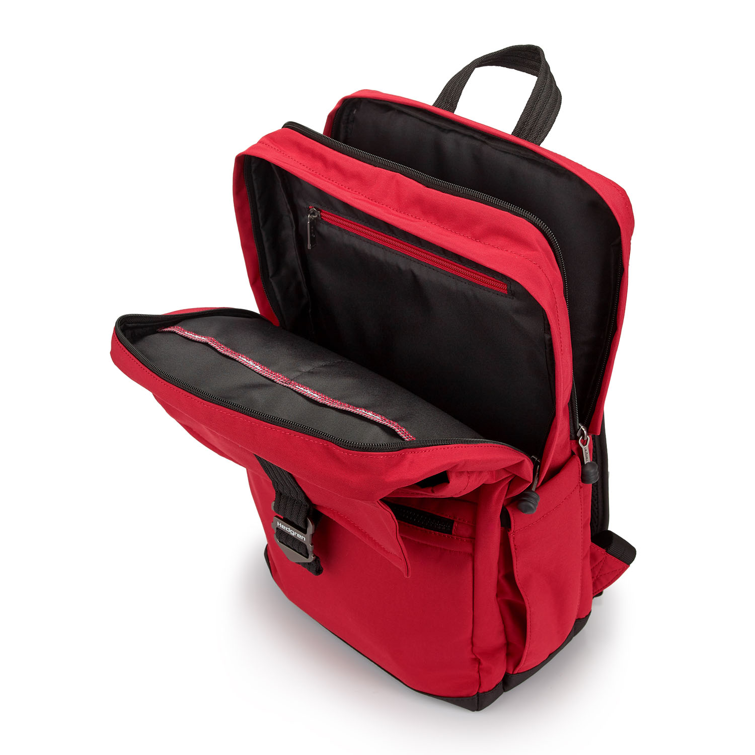Hedgren Great American Heritage CANYON Square Backpack RFID 15,6" Salsa Red
