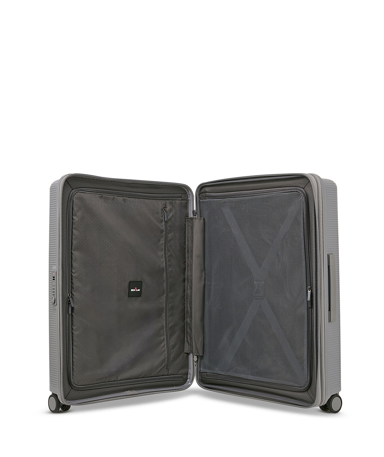 ECHOLAC Forza Koffer S 4-Rollen, erweiterbar Grey