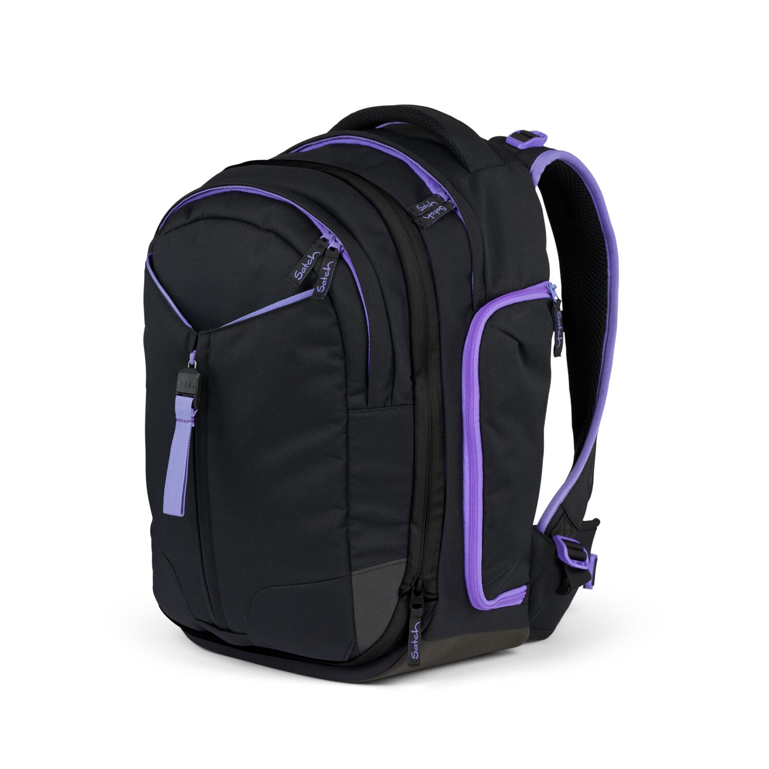 satch match Schulrucksack Purple Phantom
