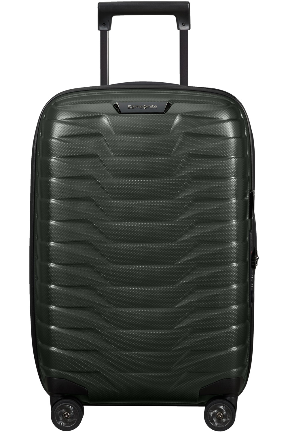 Samsonite Proxis Trolley mit 4 Rollen erweiterbar 55cm (23/26cm) + GRATIS HOTELGUTSCHEIN Matt Climbing Ivy