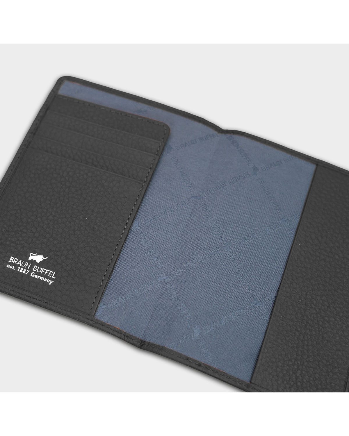 Braun Büffel Theo RFID Reisepassetui 4CS schwarz