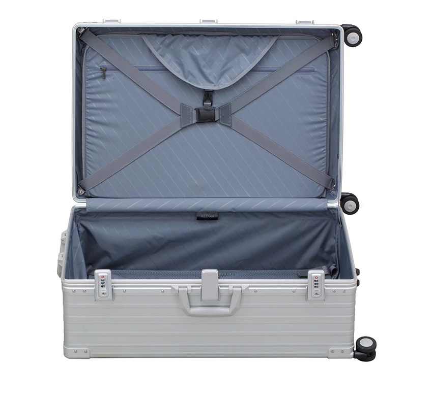 Aleon Traveler Suiter Macro 30", mit Kleidersack Platin - Silber Aleon Traveler Suiter Macro 30", mit Kleidersack Platin - Silber