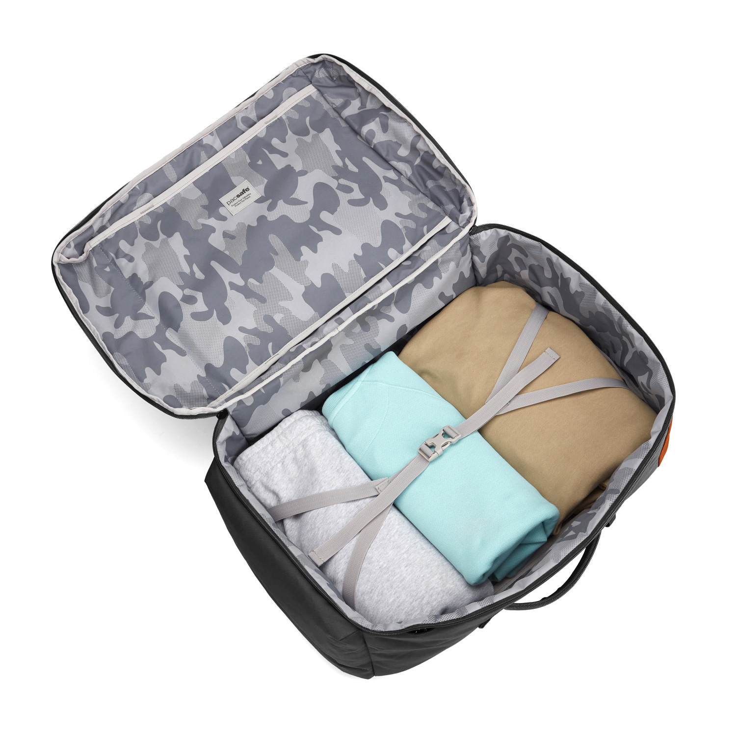 pacsafe GO Anti-Theft 44L Carry-on Backpack Jet Black