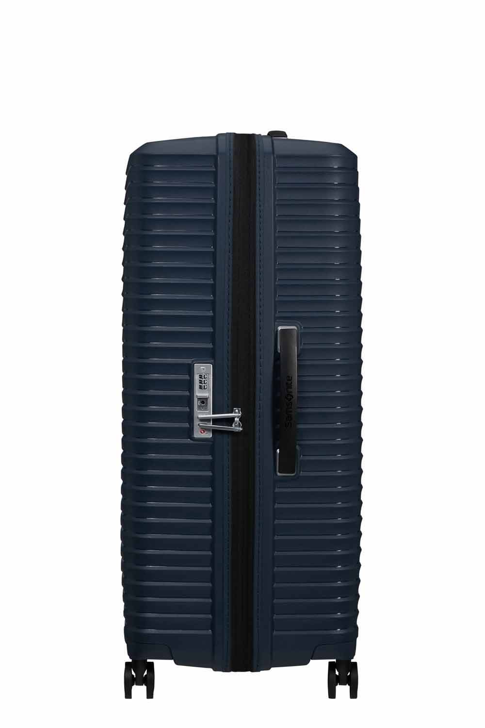 Samsonite Upscape Trolley mit 4 Rollen erweiterbar 81cm + GRATIS HOTELGUTSCHEIN Blue Nights