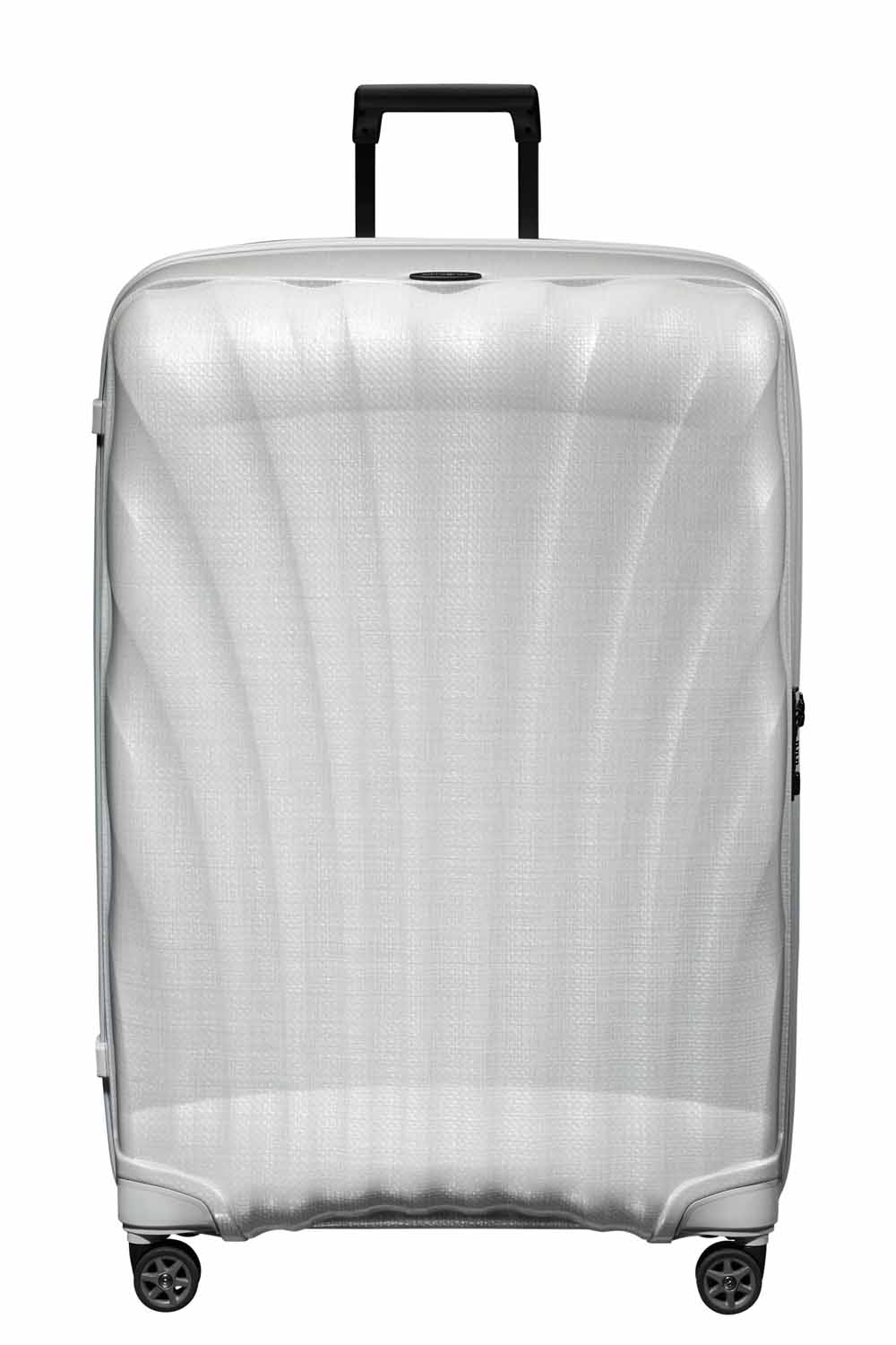 Samsonite C-Lite Trolley mit 4 Rollen 86cm + GRATIS HOTELGUTSCHEIN Off White