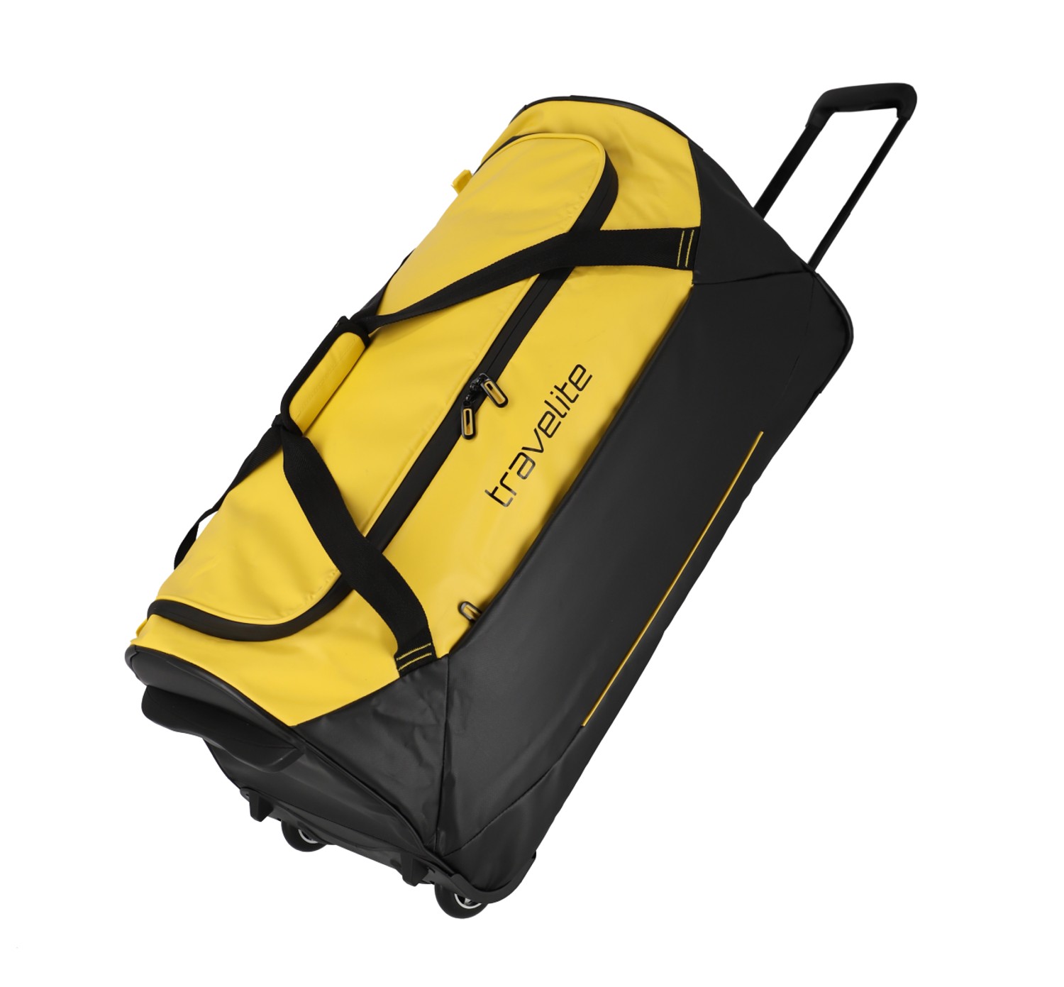 Travelite Basics Plane Rollenreisetasche 71cm Schwarz/Gelb Travelite Basics Plane Rollenreisetasche 71cm Schwarz/Gelb