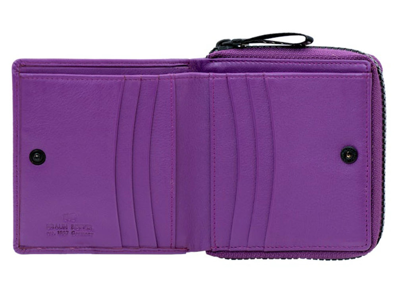 Braun Büffel Capri RFID RV-Geldbörse S 6CS viola Braun Büffel Capri RFID RV-Geldbörse S 6CS viola