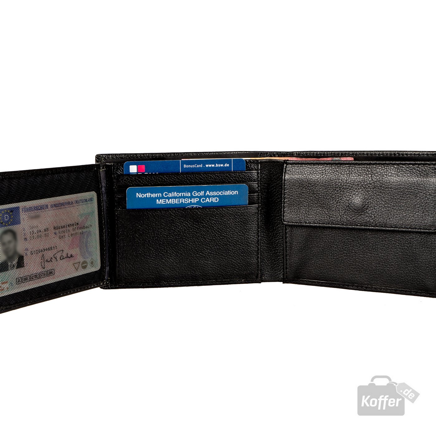 Braun Büffel Mountain RFID Trifold Geldbörse 8CS navy