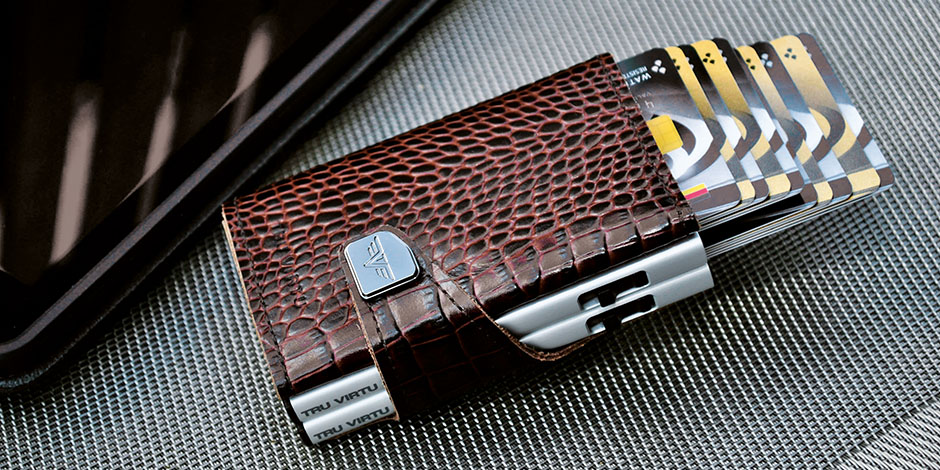 Tru Virtu Click & Slide Doublewallet Rhombus Coral/Red