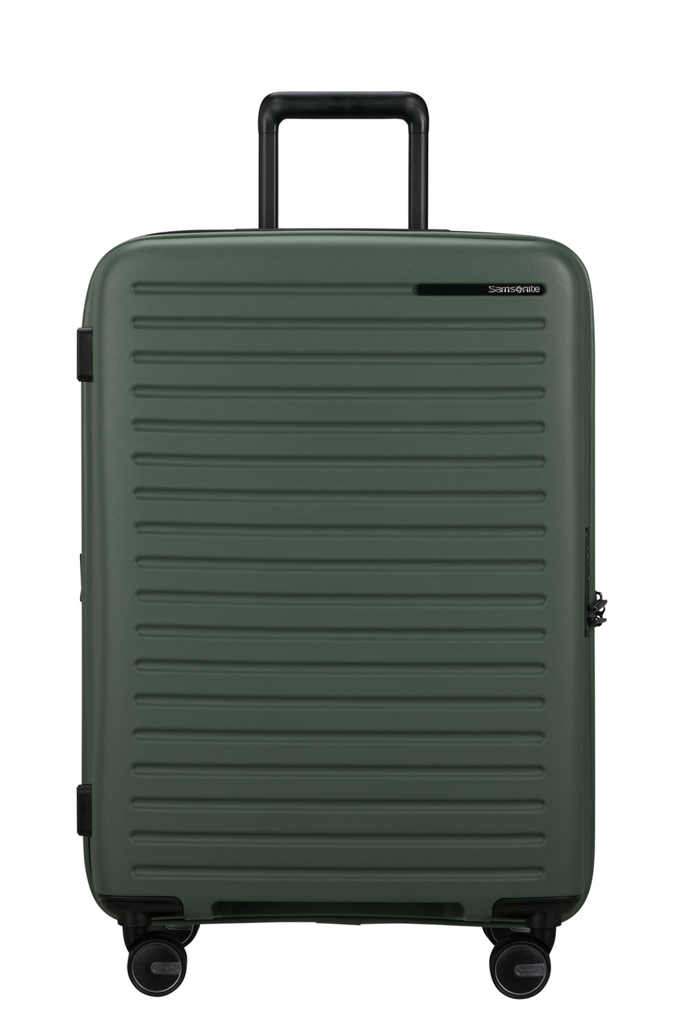 Samsonite Restackd Trolley mit 4 Rollen erweiterbar 68cm + GRATIS HOTELGUTSCHEIN Sage