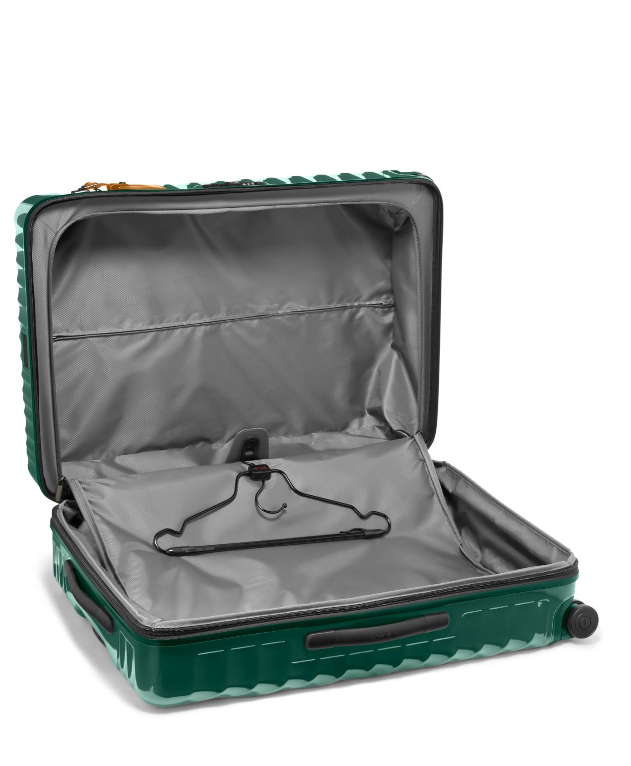 Tumi 19 Degree Erweiterbarer Aufgabekoffer für längere Reisen 77,5cm; glänzend Hunter Green