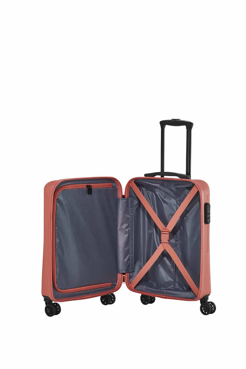 Travelite BALI Trolley S 4-Rollen Koralle Travelite BALI Trolley S 4-Rollen Koralle