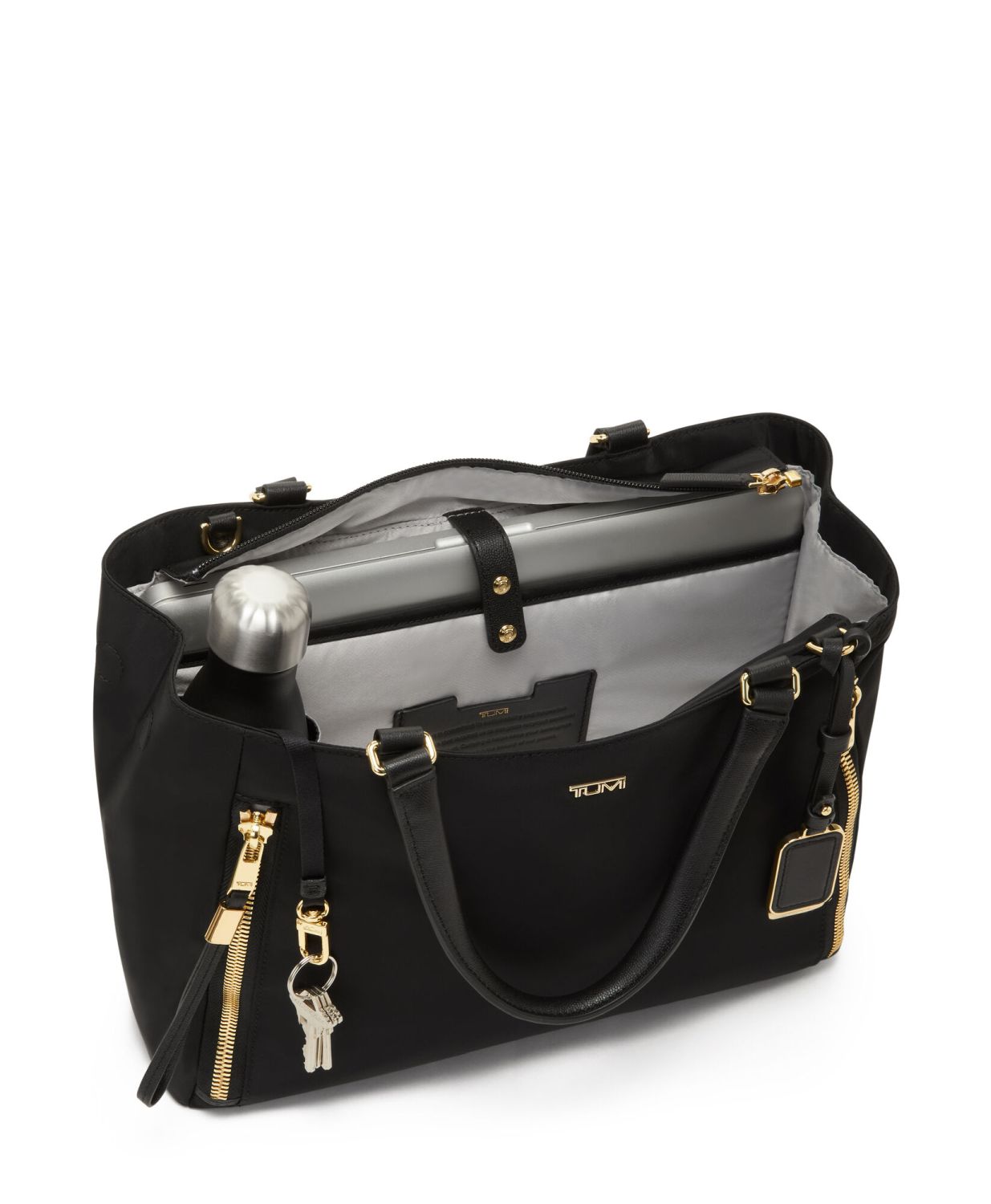 Tumi Voyageur Valetta Tragetasche (medium) Schwarz/Gold