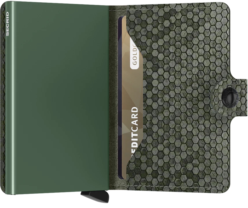 Secrid Miniwallet Hexagon MHe-Green Secrid Miniwallet Hexagon MHe-Green