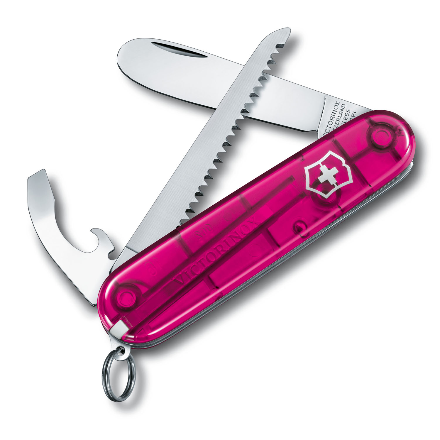 Victorinox My First Victorinox H, 84 mm, Kindertaschenmesser pink transparent