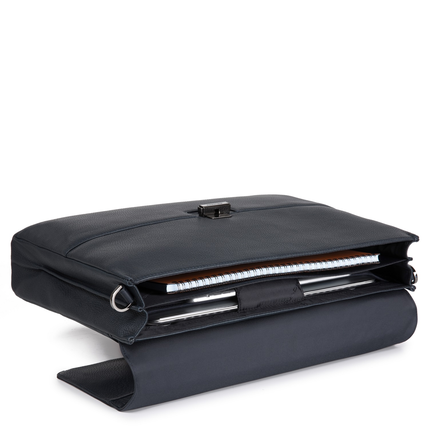 Piquadro ILI Schmale Kurzgrifflaptoptasche grau Piquadro ILI Schmale Kurzgrifflaptoptasche grau