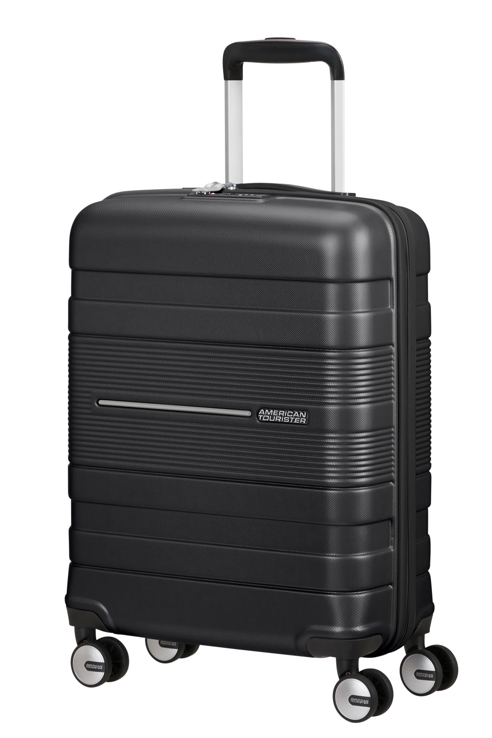 American Tourister Funstripe Handgepäck Trolley 55cm mit 4 Rollen Black