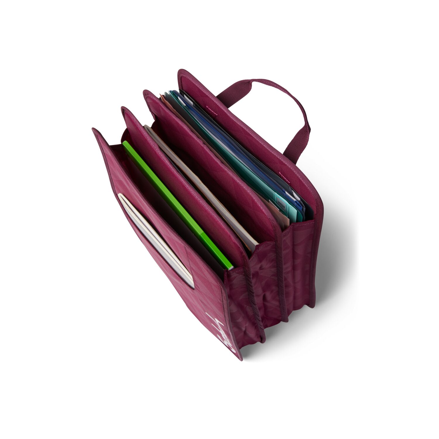 satch Schulzubehör Heftebox Triple Flex Lila