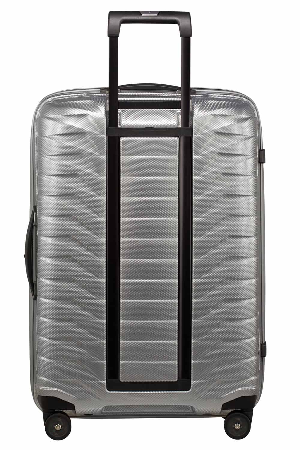 Samsonite Proxis Trolley mit 4 Rollen 69cm + GRATIS HOTELGUTSCHEIN Silber Samsonite Proxis Trolley mit 4 Rollen 69cm + GRATIS HOTELGUTSCHEIN Silber