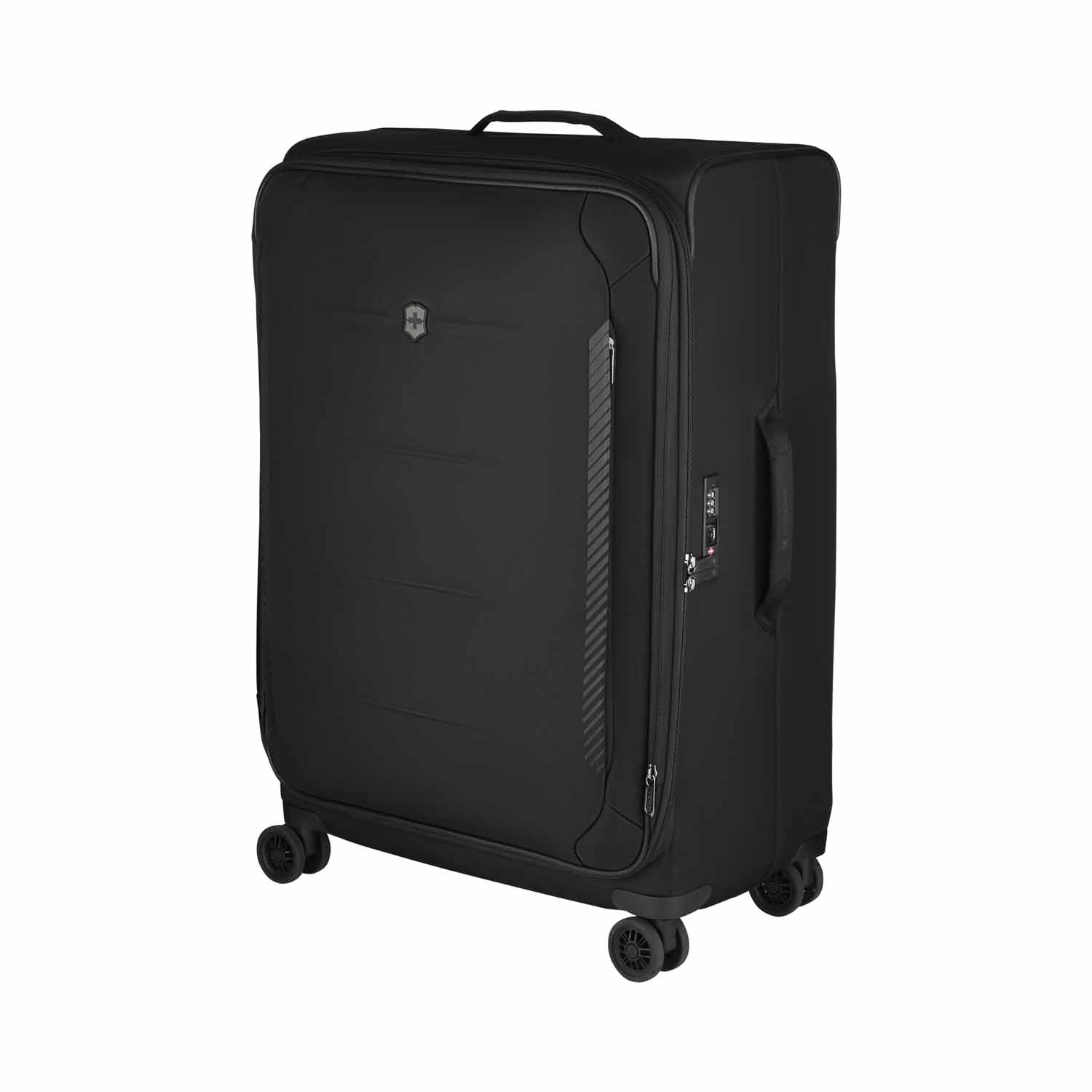 Victorinox Crosslight Large Softside Case 4-Rollen, erweiterbar Schwarz Victorinox Crosslight Large Softside Case 4-Rollen, erweiterbar Schwarz