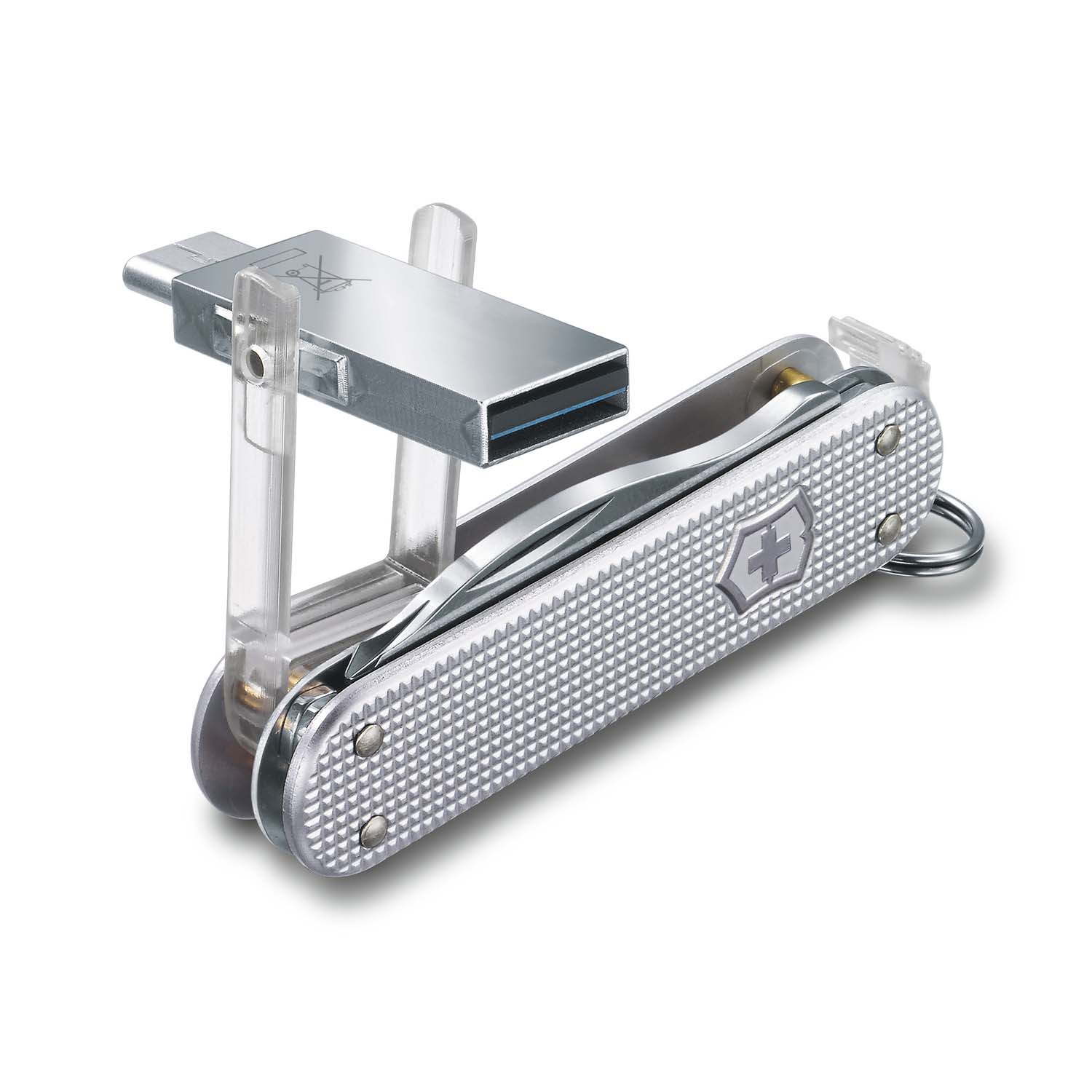 Victorinox @work Jetsetter Alox, Kleines Taschenmesser silber Victorinox @work Jetsetter Alox, Kleines Taschenmesser silber