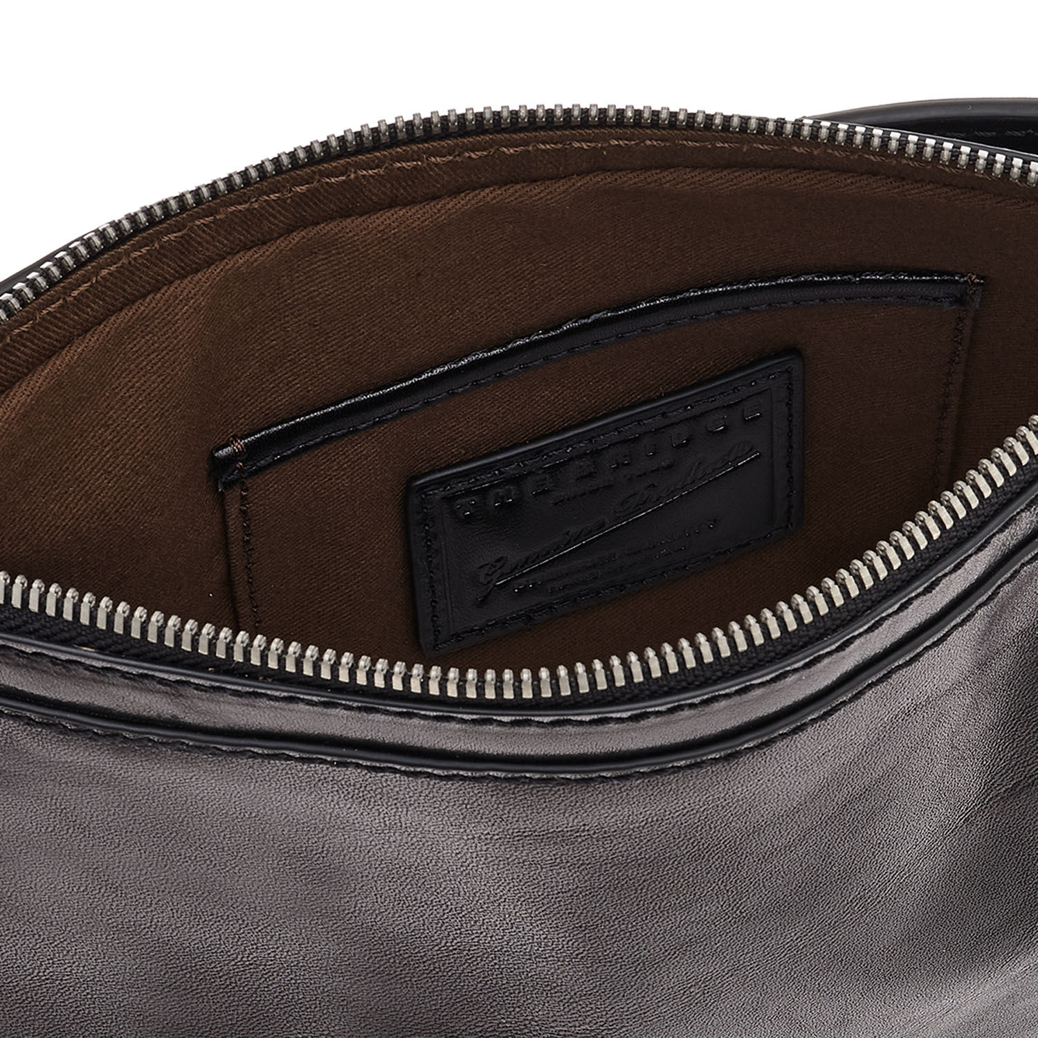 The Bridge Alberto Leder-Umhängetasche Schwarz/Ruthenium The Bridge Alberto Leder-Umhängetasche Schwarz/Ruthenium