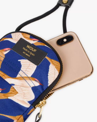 Wouf Bags Phone Bag Blue Birds