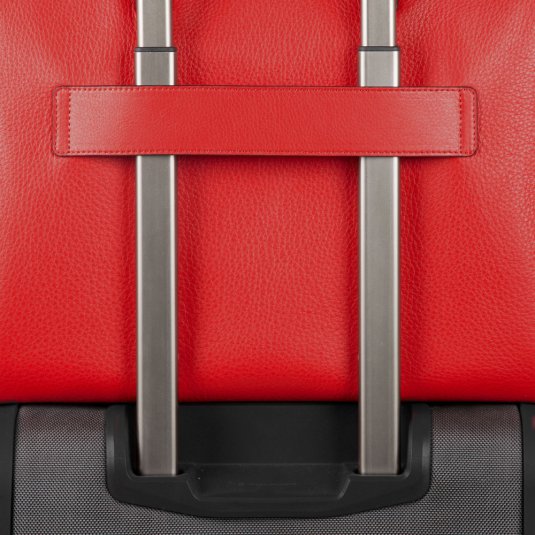 Piquadro Muse Damentasche mit iPad Air/Pro 9.7"-Fach und Laptop-Hülle rot