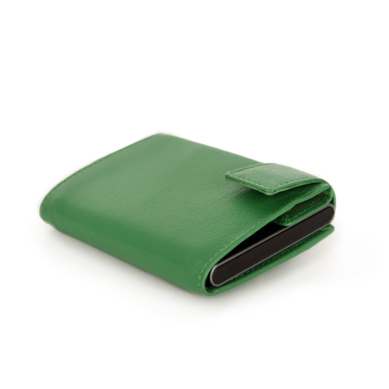 SecWal Matrix Kartenetui mit Münzfach Reißverschluss Grün SecWal Matrix Kartenetui mit Münzfach Reißverschluss Grün