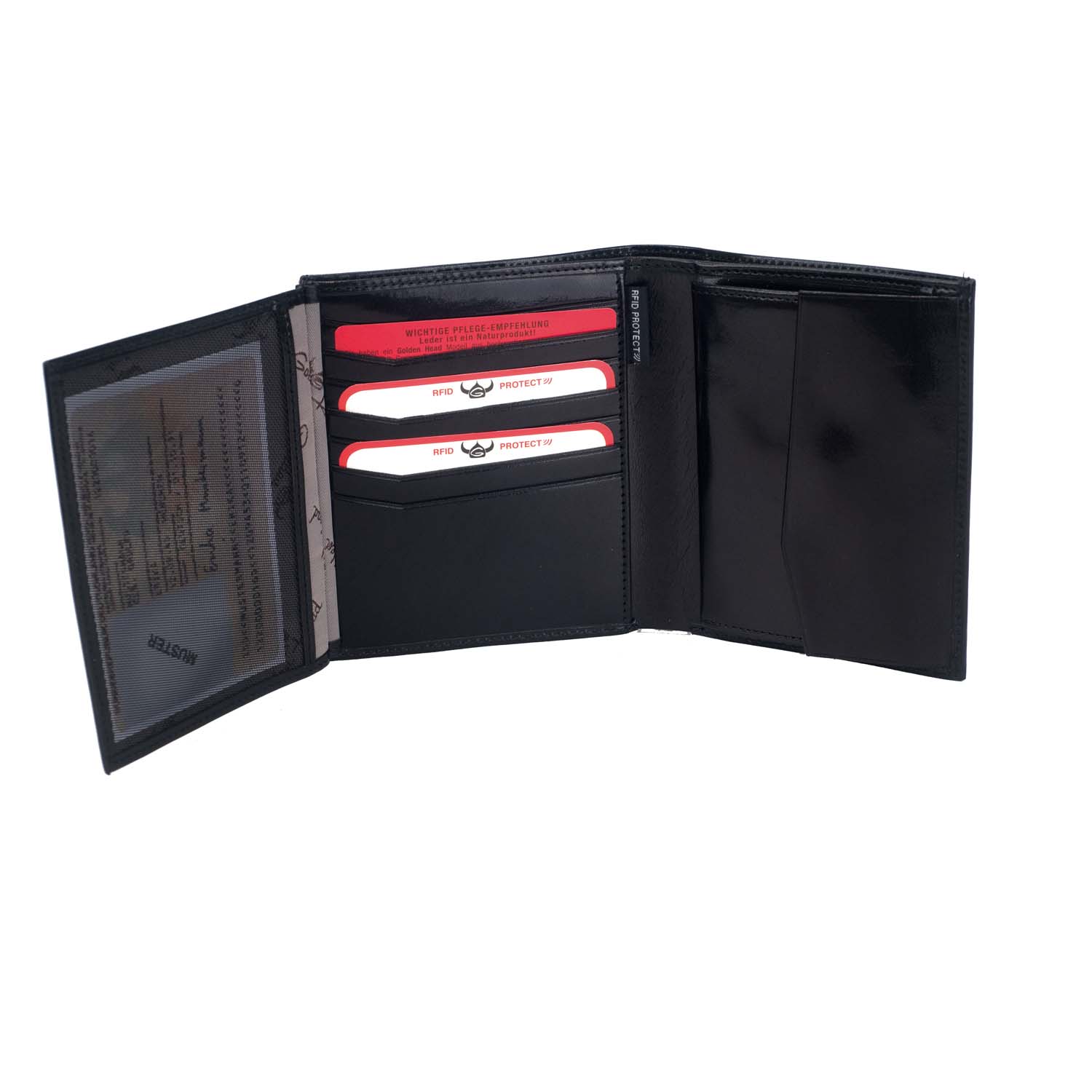 Golden Head Colorado RFID Protect Kombischeintasche 1230-61 schwarz Golden Head Colorado RFID Protect Kombischeintasche 1230-61 schwarz