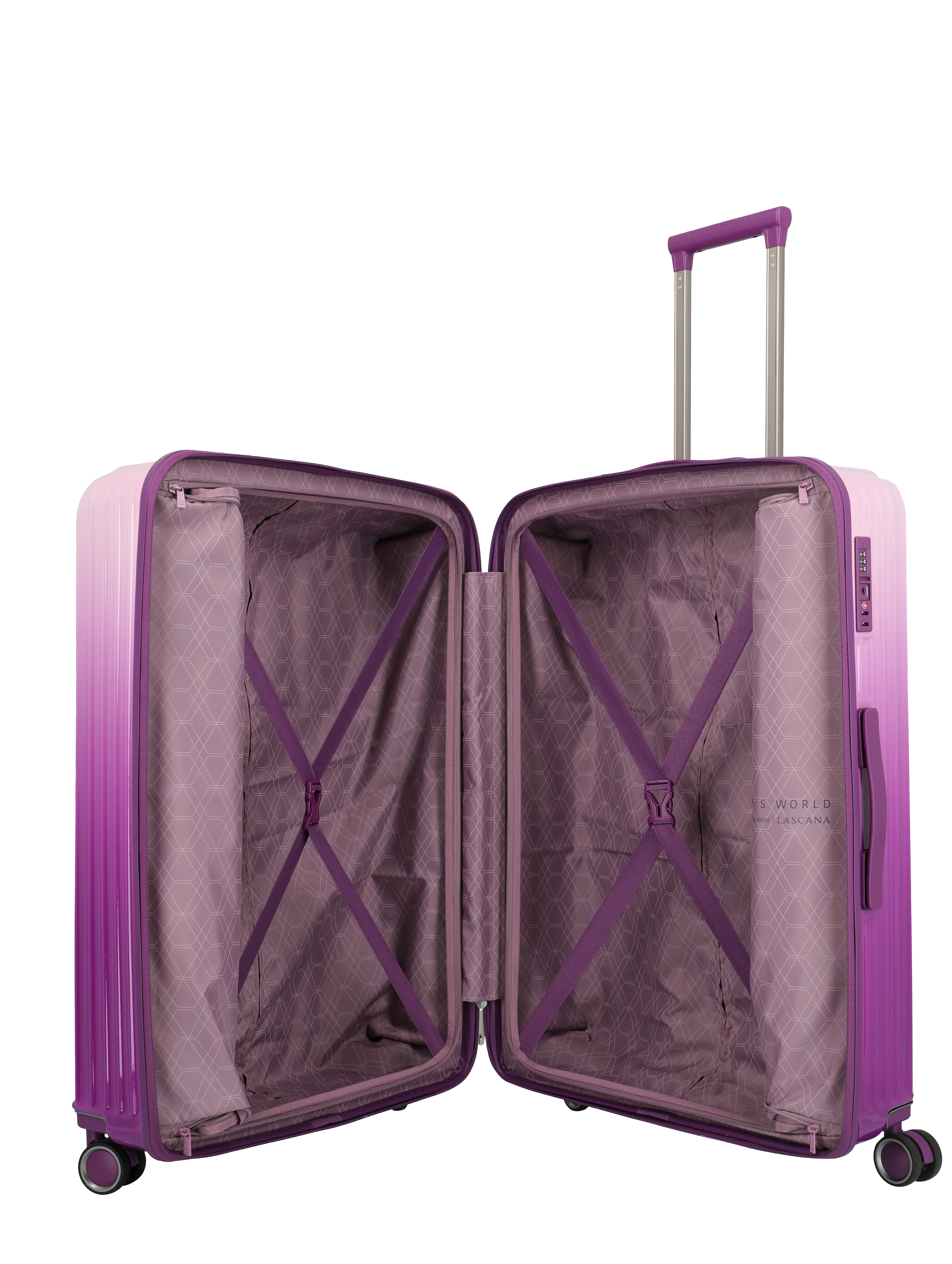 Travelite Lascana Edition 4w Trolley L Purple Degrade Travelite Lascana Edition 4w Trolley L Purple Degrade