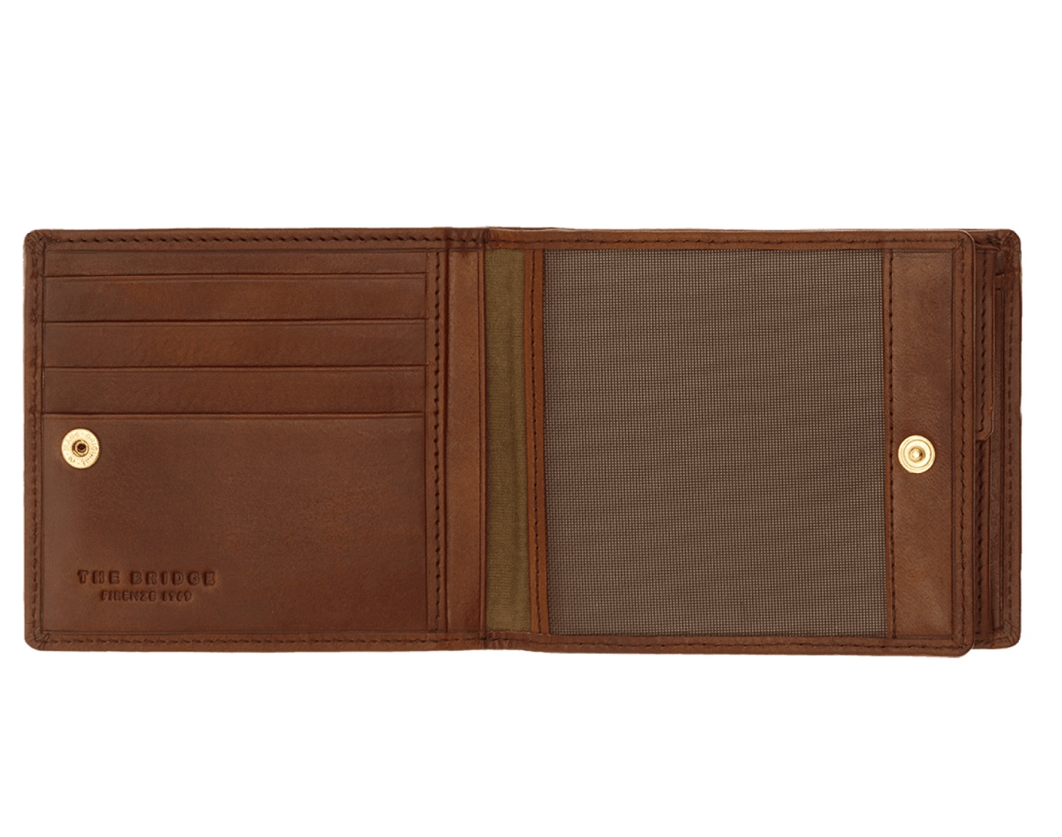 The Bridge Story Uomo Herrengeldbeutel -01426601 Braun/Gold