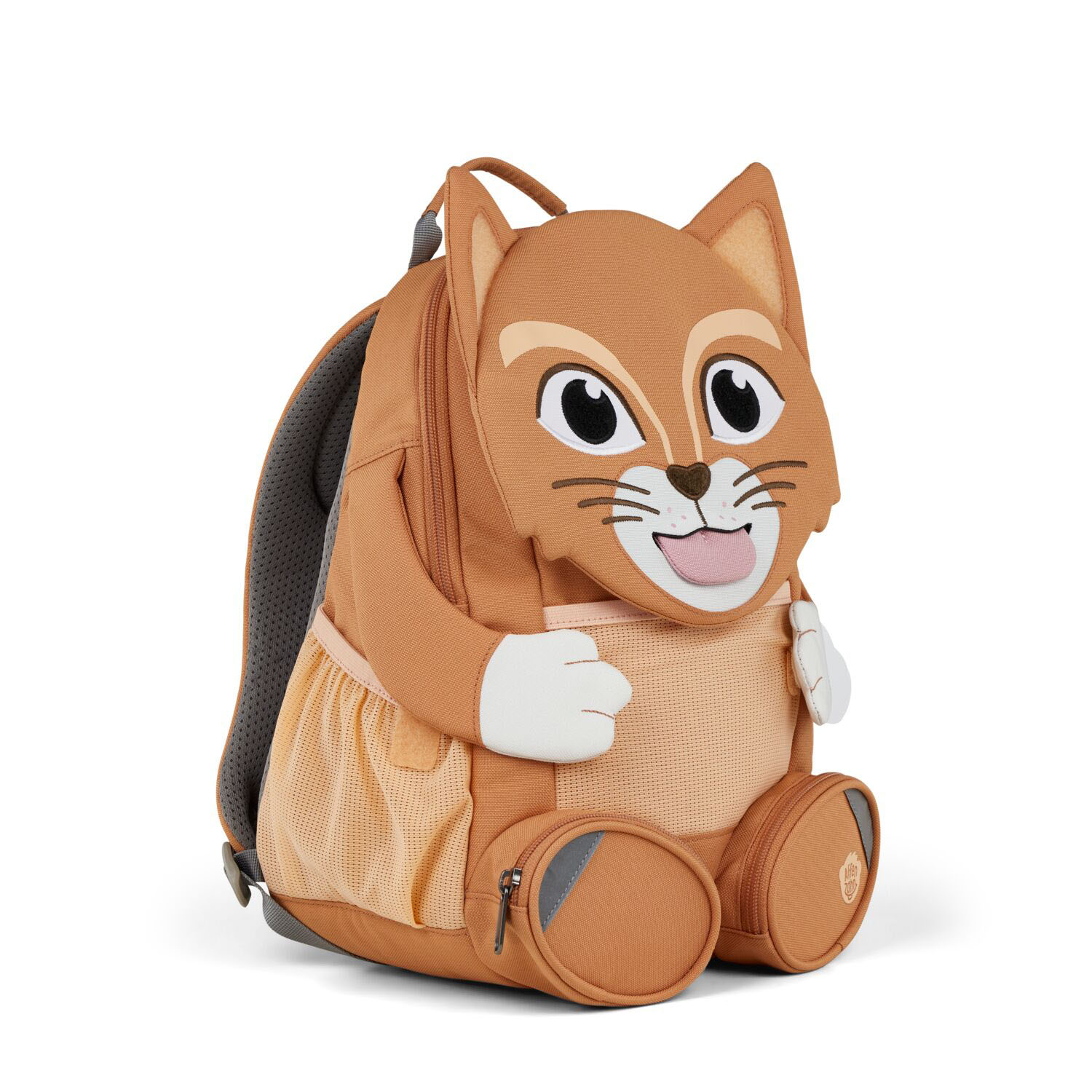 Affenzahn Großer Freund Katze -Kindergartenrucksack Braun, Beige Affenzahn Großer Freund Katze -Kindergartenrucksack Braun, Beige