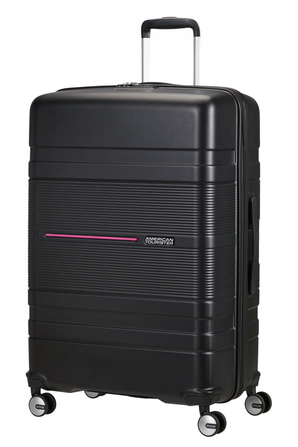 American Tourister Funstripe Handgepäck Trolley 55cm mit 4 Rollen Black