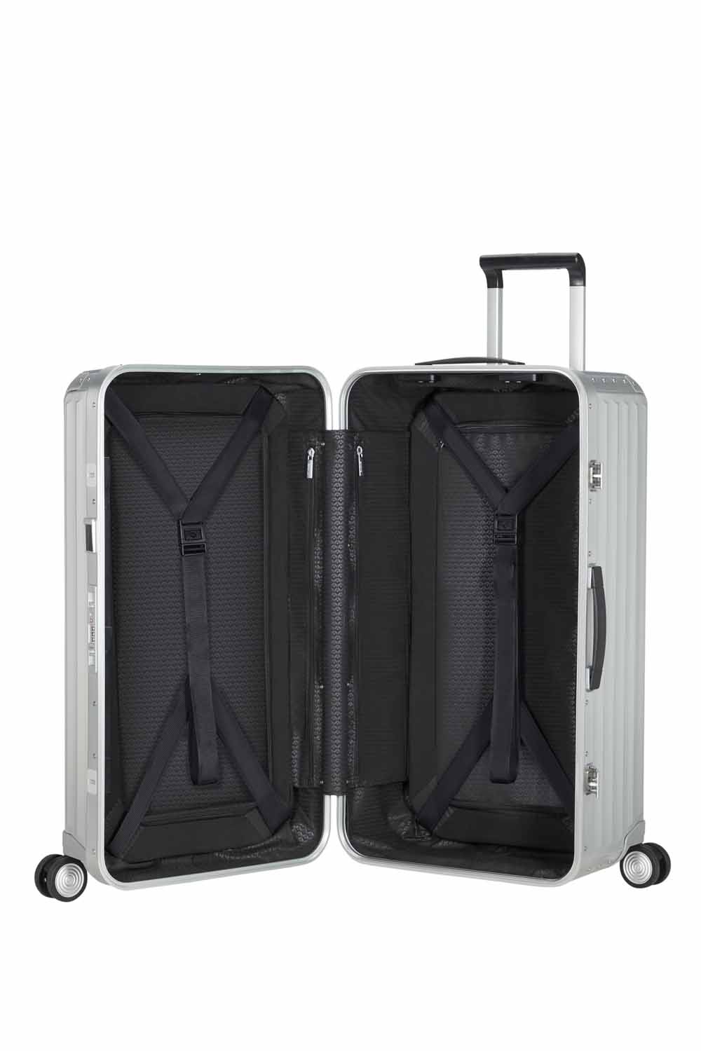 Samsonite Lite-Box Alu Trunk 80cm mit 4 Rollen + GRATIS HOTELGUTSCHEIN Aluminium Samsonite Lite-Box Alu Trunk 80cm mit 4 Rollen + GRATIS HOTELGUTSCHEIN Aluminium